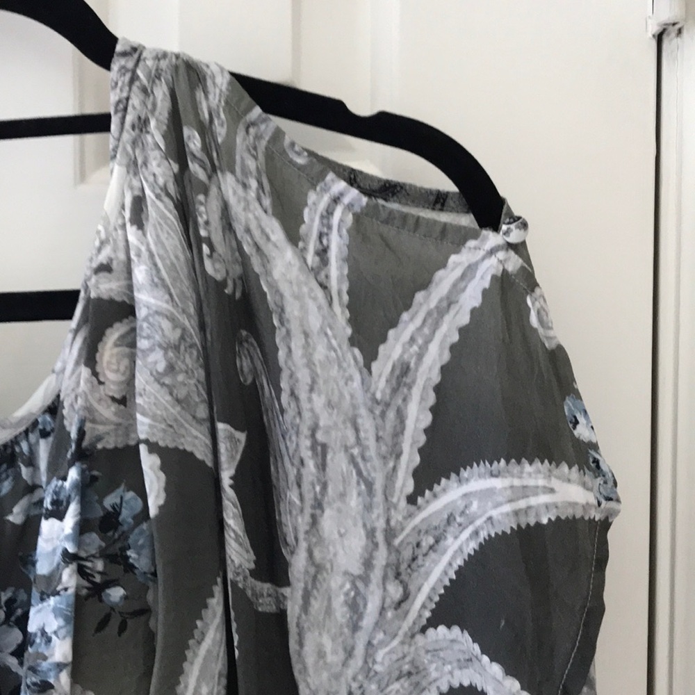SOLD! Soft Surroundings Abstract Paisley Maxi - Picture 3 of 5